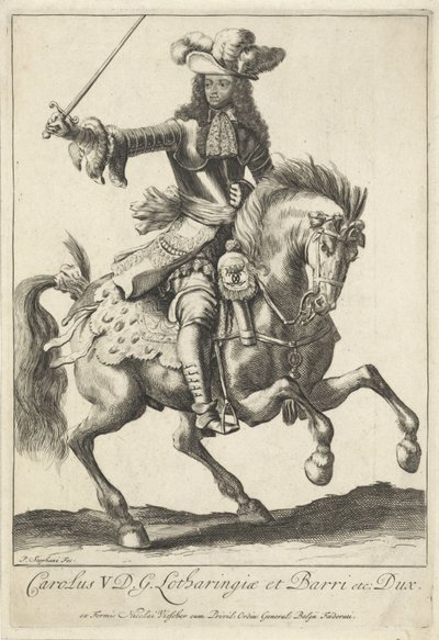 ロレーヌ公シャルル 5 世レオポルドの騎馬像 作： Pieter Stevens (vermeld in 1689)