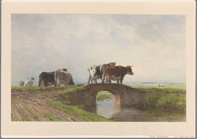 石橋の牛 作： Pieter Stortenbeker