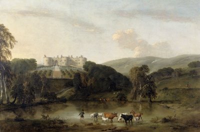 北から見たチャーク城」1704年～1734年 作： Pieter Tillemans