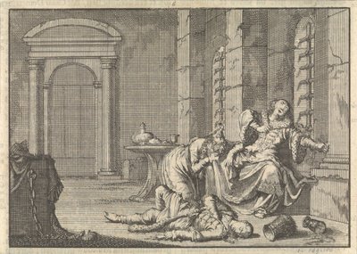 皇帝フョードル2世の死ボリソビッチゴドゥノフ、1605年、1698年 作： Pieter Van der Aa