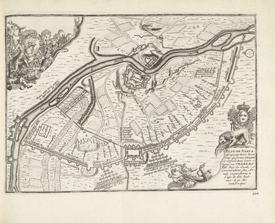 1700年、1726年の包囲とナルバの戦い 作： Pieter Van der Aa