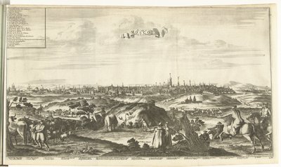 モスクワの眺め、1726 作： Pieter Van der Aa
