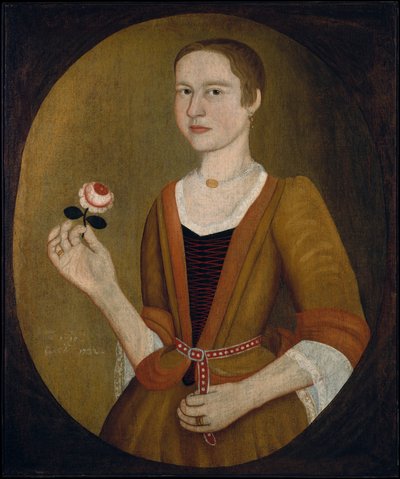 バラの若い女性 作： Pieter Vanderlyn