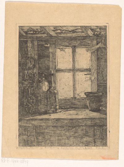 納屋 (オブジェクトのタイトル) 作： Pieter Willem van Baarsel (signed by artist)