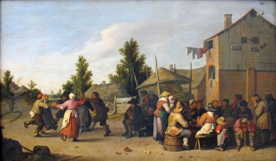 ドイツ語：Bauernbelustigung 作： Pieter de Bloot
