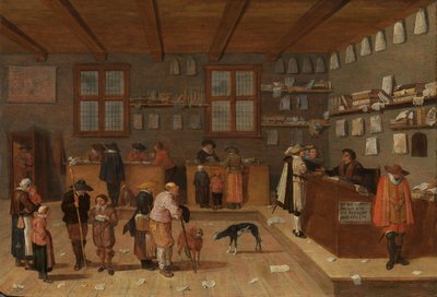 1628年の「弁護士事務所」。 作： Pieter de Bloot