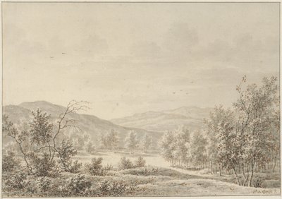 丘の風景 作： Pieter de Goeje