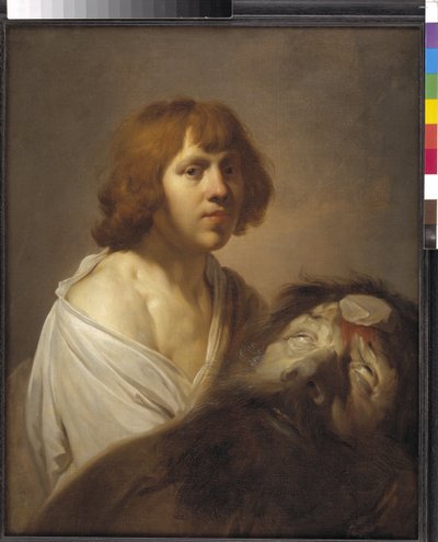 ゴリアテの頭を持つダビデ 作： Pieter de Grebber