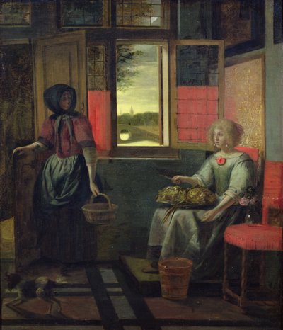 オランダのインテリア 作： Pieter de Hooch