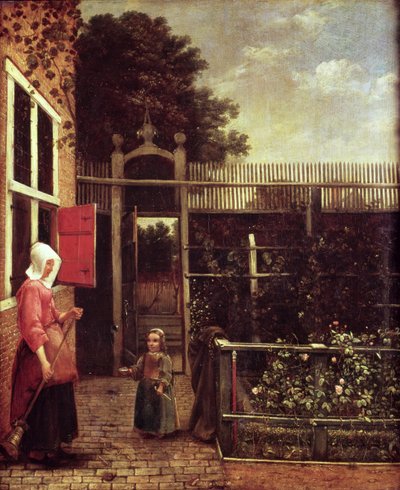 シャボン玉 作： Pieter de Hooch