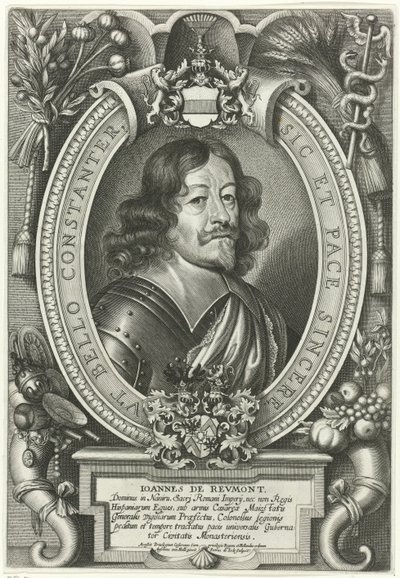 ポートレット・ファン・ヨハン・フォン・ロイモント キリスト教世界のピースメーカー (シリーズタイトル) 作： Pieter de Jode (II)