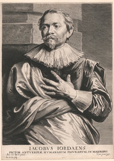 ヤコブス・ヨルダーンス、アントワープの画家、人物、メジャー 作： Pieter de Jode
