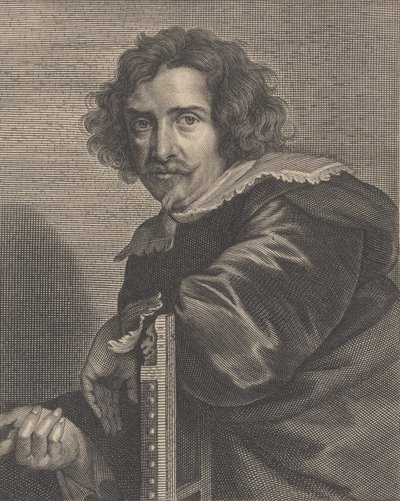 ピーター・デ・ジョデ・ザ・ヤンガーの肖像、1606-74。 作： Pieter de Jode II