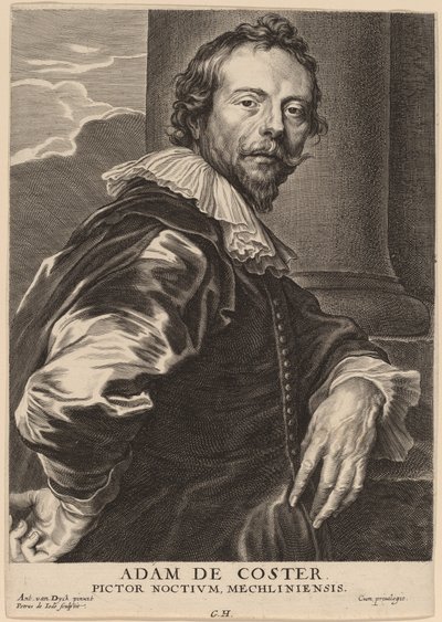 アダム・デコスター 作： Pieter de Jode II after Sir Anthony van Dyck