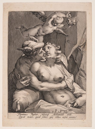 水星、金星、キューピッド 作： Pieter de Jode I