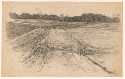 原野を通る田舎道 作： Pieter de Josselin