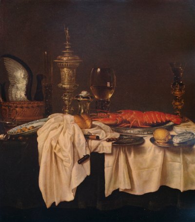 静物、c1640、1938 作： Pieter de Ring