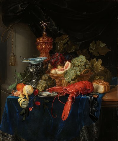 ゴールデンカップのある静物 作： Pieter de Ring
