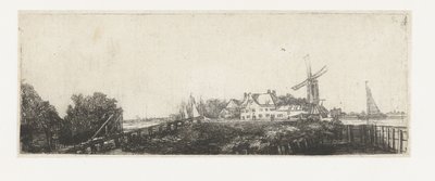 木の橋 作： Pieter de With (attributed to)