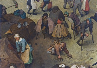 カーニバルと四旬節の戦い 作： Pieter Bruegel the Elder