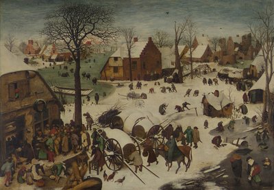ベツレヘムの国勢調査 作： Pieter Bruegel the Elder