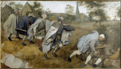 盲人の譬え - 絵画 作： Pieter Bruegel the Elder