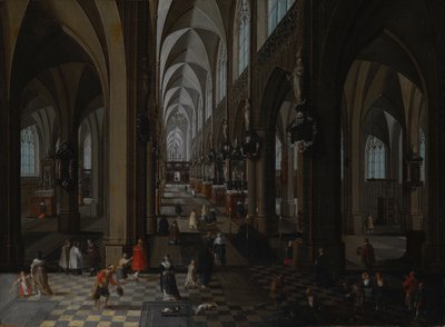 アントワープ大聖堂の内部、1651年 作： Pieter the Elder Neeffs