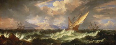 地中海の爽やかな風、17世紀後半、油彩・カンヴァス 作： Pieter the Younger (1637 1701) Mulier