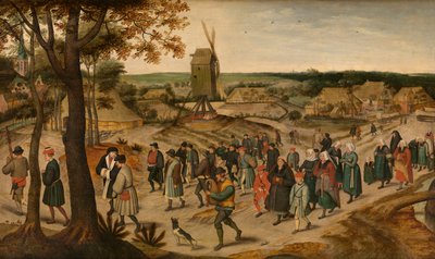 結婚式の行列 作： Pieter the Younger Brueghel