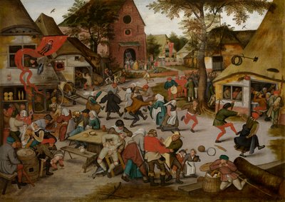 聖ゲオルギウスの祝日のケルメッセ（油彩・パネル） 作： Pieter the Younger Brueghel