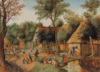 国での食事 作： Pieter Brueghel the Younger
