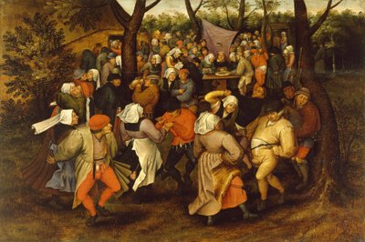 農民の結婚式のダンス、1607 作： Pieter Brueghel the Younger