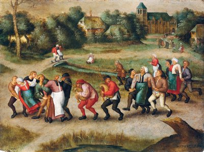 モレンベークへのてんかん患者の巡礼 作： Pieter the Younger Brueghel