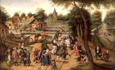 ケルメスからの帰還（パネル 作： Pieter the Younger Brueghel