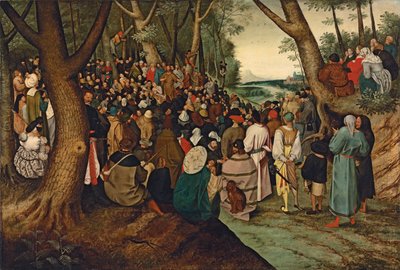 洗礼者聖ヨハネ、Multitudeに説教 作： Pieter Brueghel the Younger
