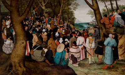 洗礼者聖ヨハネの説教 作： Pieter the Younger Brueghel