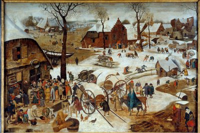 10円玉の支払い、あるいはベツレヘムのデノンブレム Pieter the Jeune dit Brueghel d