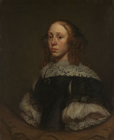女性の肖像 作： Pieter van Anraedt
