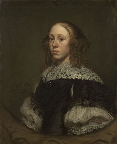 ある女性の肖像 作： Pieter van Anraedt