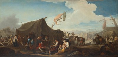 サトラーテントのあるキャンプ生活 作： Pieter van Bloemen