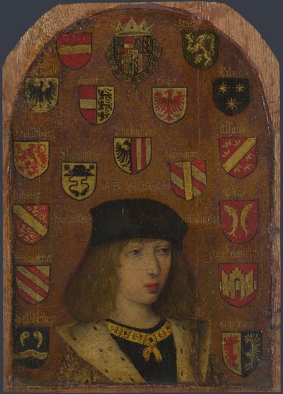 ハンサムなフィリップ、c。 1495年 作： Pieter van Coninxloo