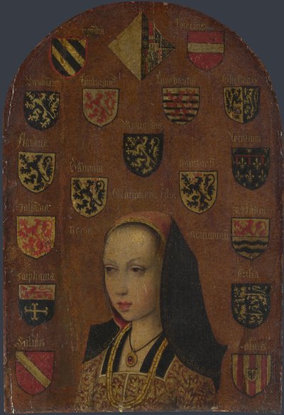 オーストリアのマーガレットの肖像 作： Pieter van Coninxloo