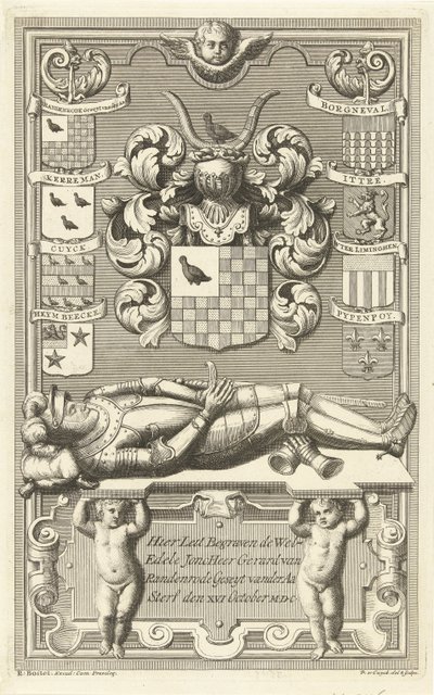 ジェラール・ファン・ランデンローデ・ファン・デル・アーの墓 作： Pieter van Cuyck (I)