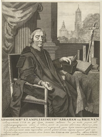 アブラハム・ヴァン・ブリーネン牧師の肖像 作： Pieter van Dijck