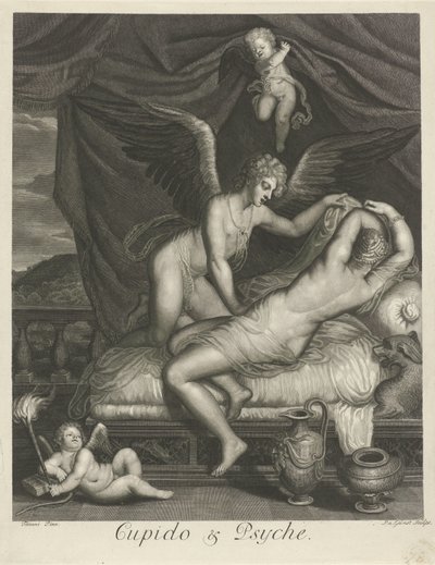 キューピッドとプシュケ (オブジェクトのタイトル) Mythological Love Stories (シリーズタイトル) 作： Pieter van Gunst