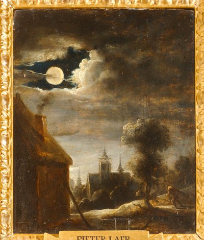 月夜 作： Pieter van Laer