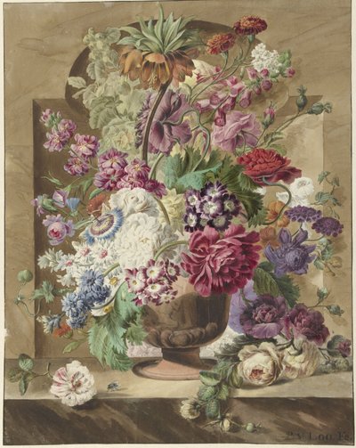 フラワーアレンジメント 作： Pieter van Loo