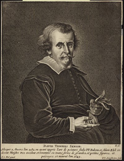 デイビッド・テニエルス長老の肖像 作： Pieter van Mol