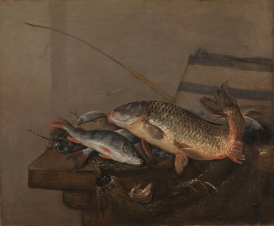 魚のいる静物 作： Pieter van Noort