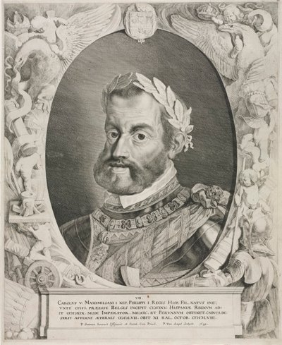 皇帝カール 5 世の肖像 作： Pieter van Sompel